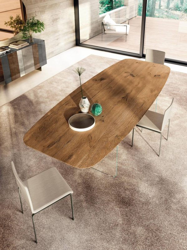 design wood and glass table or air soft table or lago