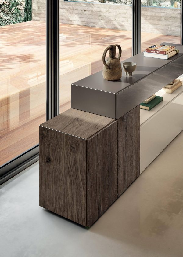 grey wood and glass modern sideboard or 36e8 sideboard or lago scaled