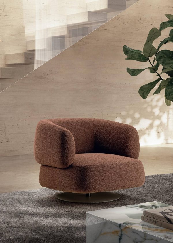 living room swivel armchair or zeppelin armchair or lago 1